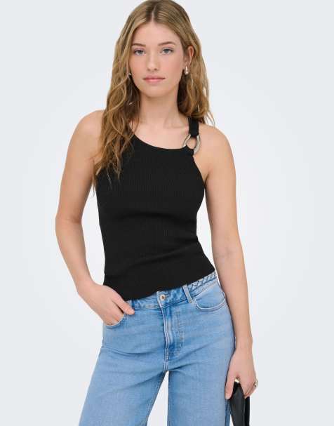 ONLY Knitted top in black - view 1