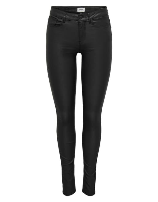 ONLY Kunstlederhose in Schwarz, 7 von 7