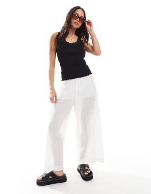 ONLY LACE TRIM TANK TOP 