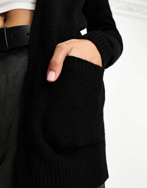 Only – Leichte Strickjacke in Schwarz , 2 von 4