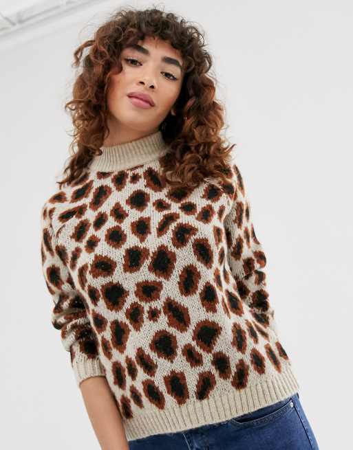 Only leopard print jumper | ASOS