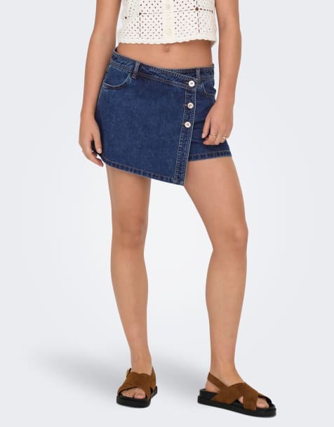 ONLY Lesly Regular-Skort in Blau - view 1