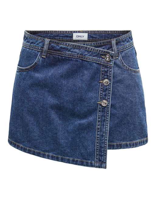 ONLY Lesly skort i regular fit, blå, 6 av 7