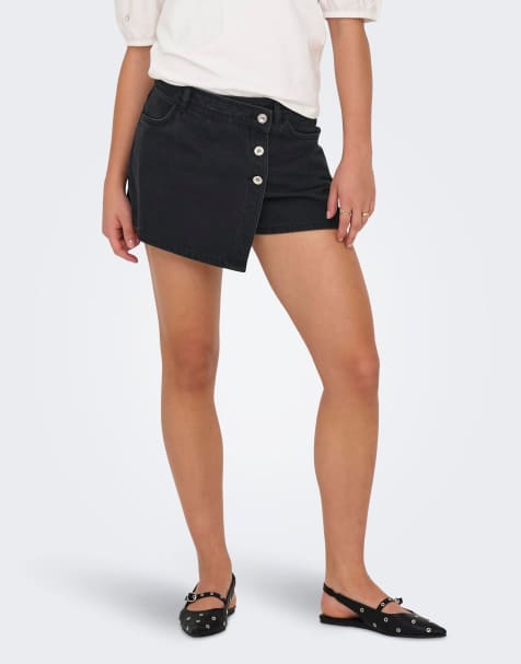 ONLY Lesly skort i regular fit i sort - view 1
