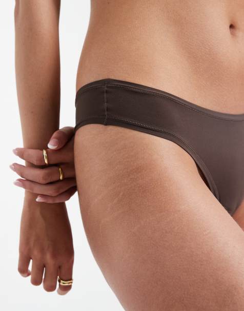 ONLY lingerie thong in brown - view 1