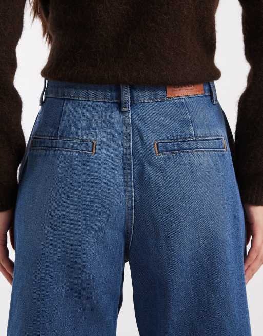 ONLY - Livy - Blå jeans med brede ben, 4 af 5