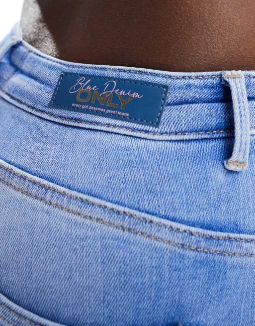 ONLY – Ljusblå skinny jeans med push up-effekt , 3 av 5