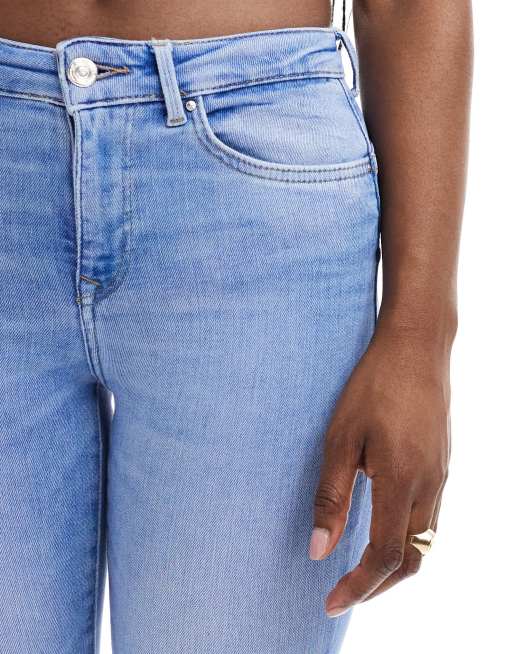 ONLY – Ljusblå skinny jeans med push up-effekt , 4 av 5