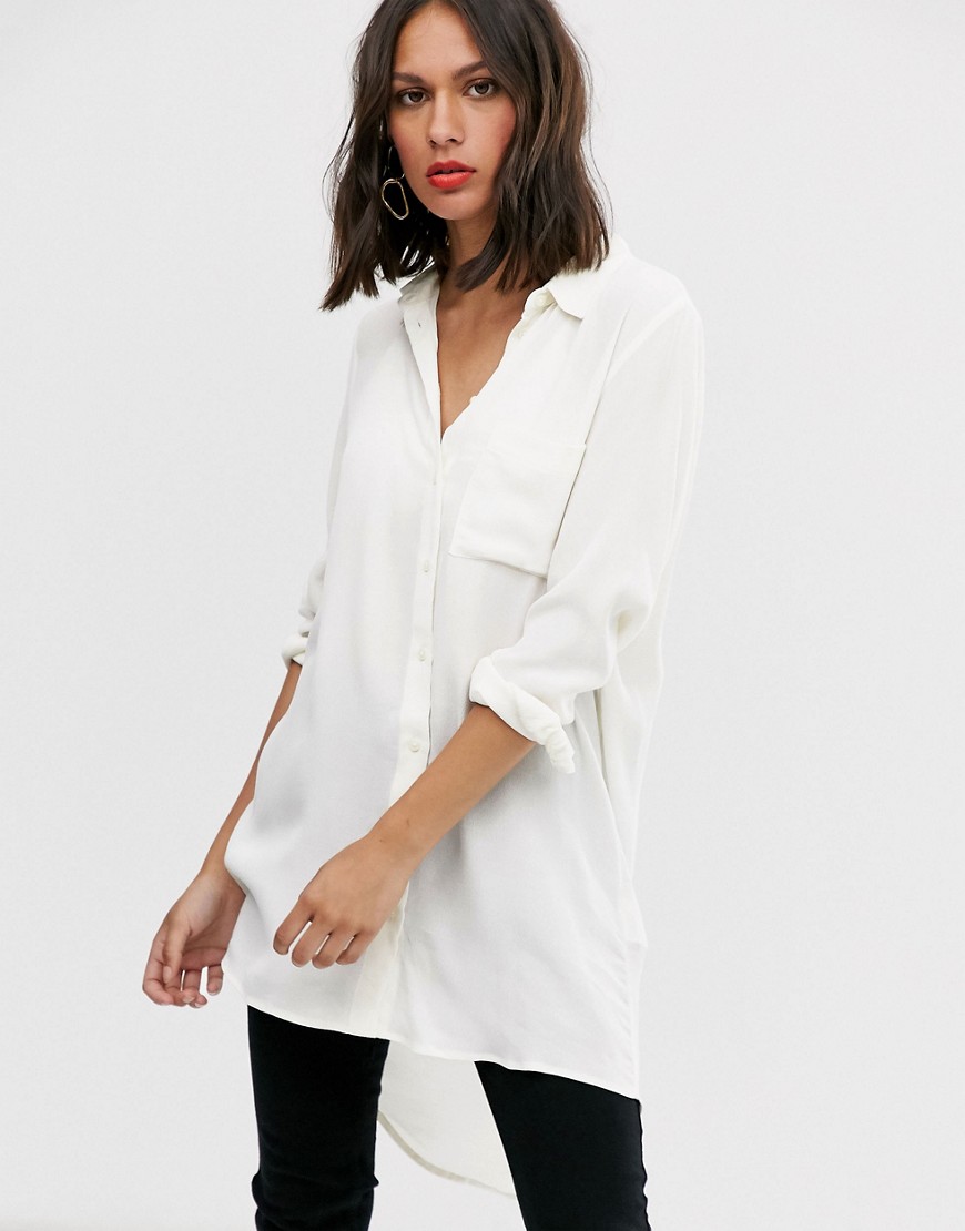 Only long sleeve white shirt