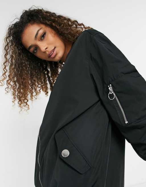 Longline on sale bomber womens