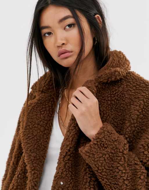 Only teddy hot sale coat