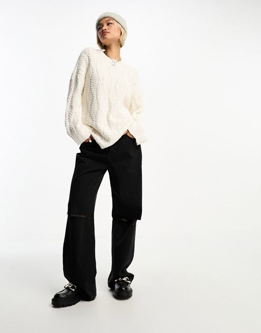 Cata' Structured Knit Jumper by Only