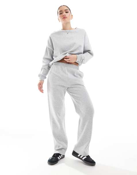 ONLY loose fit co-ord in light grey melange - view 1
