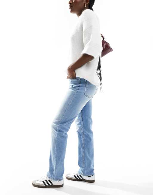 ONLY – Lopez – Jasnoniebieskie jeansy o prostym kroju z niskim stanem, 3 z 5
