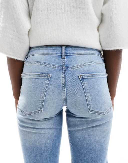 ONLY – Lopez – Jasnoniebieskie jeansy o prostym kroju z niskim stanem, 4 z 5