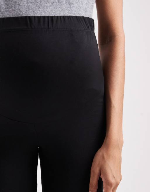 ONLY - Lot de 2 pantalons leggings de grossesse - Noir/imprimé animal, 2 de 5