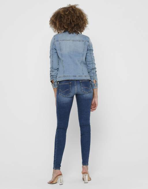ONLY - Lysblå denimjakke, 4 af 4