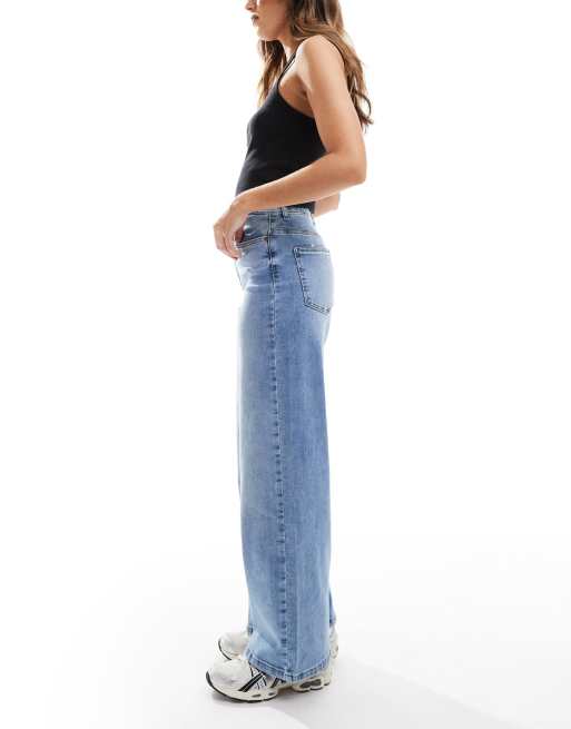ONLY - Madison - Jean large à taille haute - Bleu clair, 3 de 5