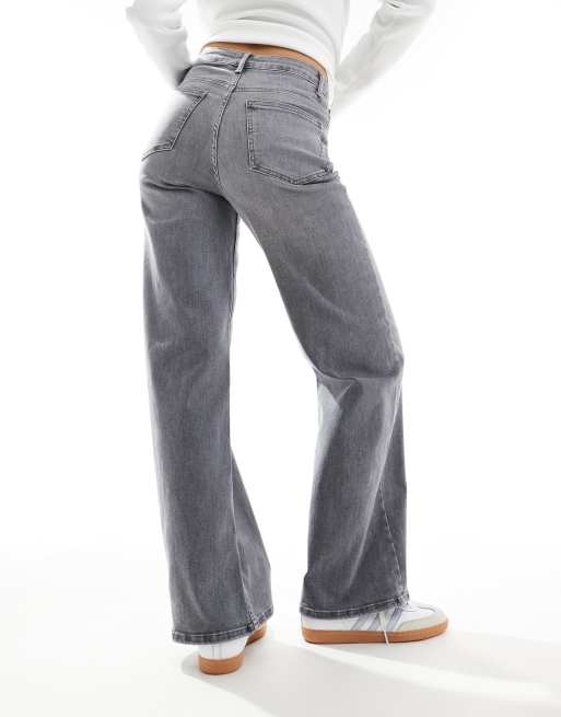 ONLY - Madison - Jean large à taille haute - Gris clair , 2 de 5