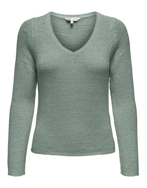 ONLY maglione lavorato a maglia verde, 6 di 7