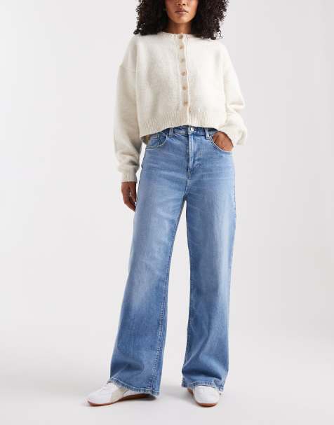 ONLY - Mai - Jean baggy taille basse - Bleu clair - view 1