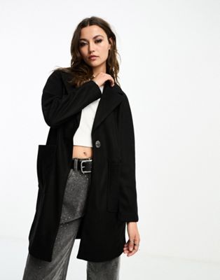 Only tailored coat in black - ASOS Price Checker