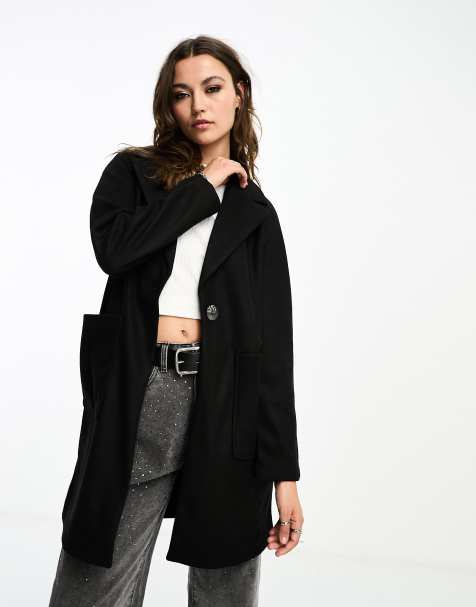 Only - Manteau ajusté - Noir - view 1