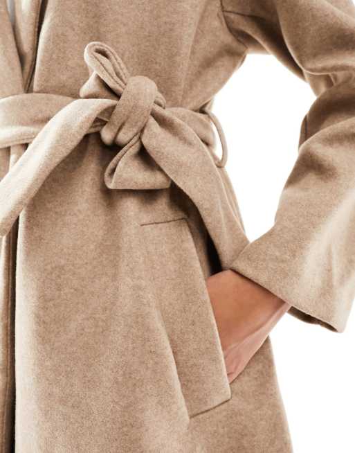 Only - Manteau ceinturé - Grège , 3 de 4