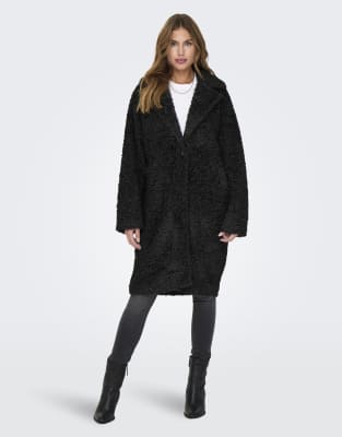 ONLY - Mantel in Schwarz