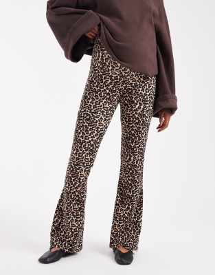 Only Maternity 2-pack Flared Pants In Black