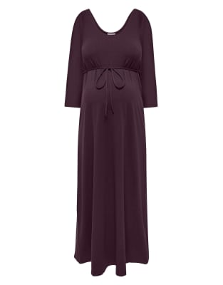 ONLY Maternity - Kleid in Weinrot, Umstandsmode