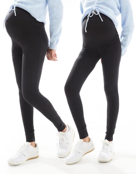 Only Maternity - Pakke med 2 par sorte leggings - view 1