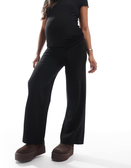 ONLY Maternity - Pantalon large - Noir, 2 de 5