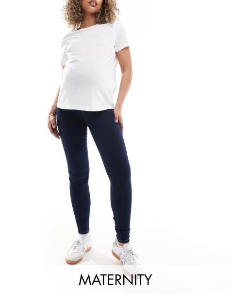ONLY Maternity - Rain - Jegging in donkerblauw - view 1