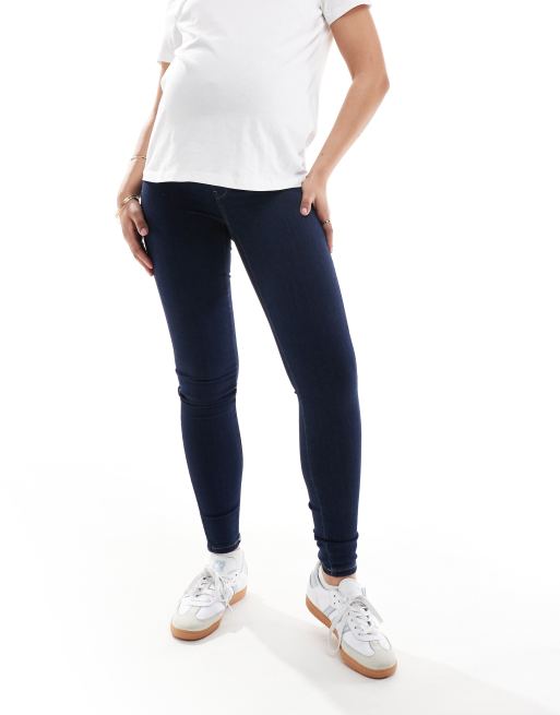 ONLY Maternity - Rain - Jegging in donkerblauw , 5 van 5