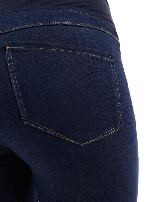 ONLY Maternity - Rain - Jeggings blu scuro , 4 di 5