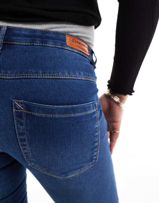 Only Maternity - Royal - Blå skinny-jeans , 4 af 5