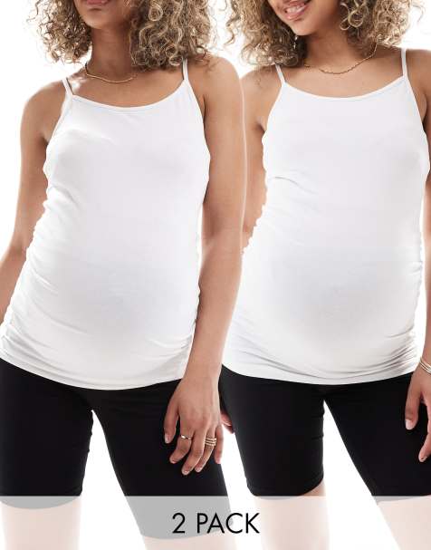 ONLY Maternity – Svarta shorts i jersey, 2-pack - view 1