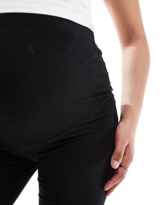 ONLY Maternity – Svarta shorts i jersey, 2-pack , 3 av 4