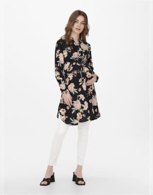 Only Maternity Only Maternity Tunic top in black 3