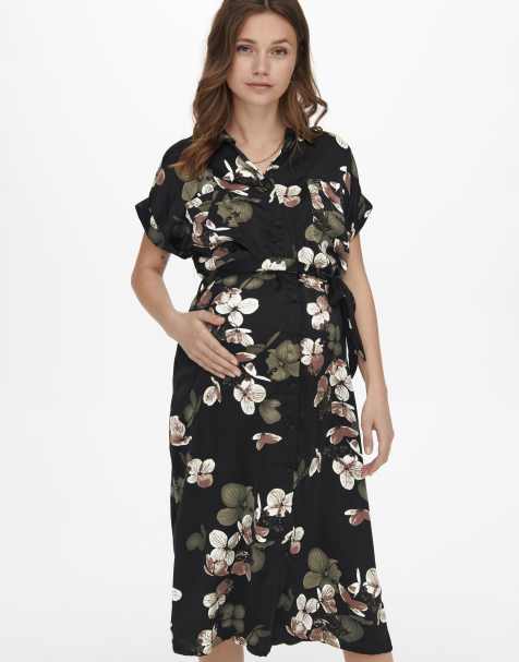 ONLY Maternity - Vestito camicia nero - view 1