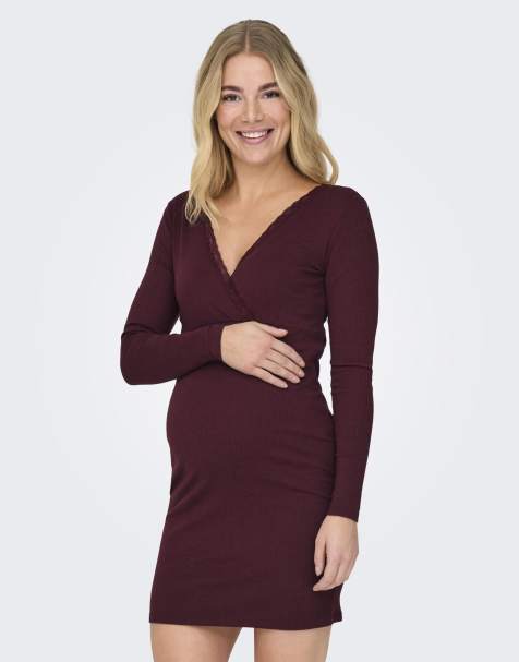 Only Maternity - Vestito color port royale - view 1