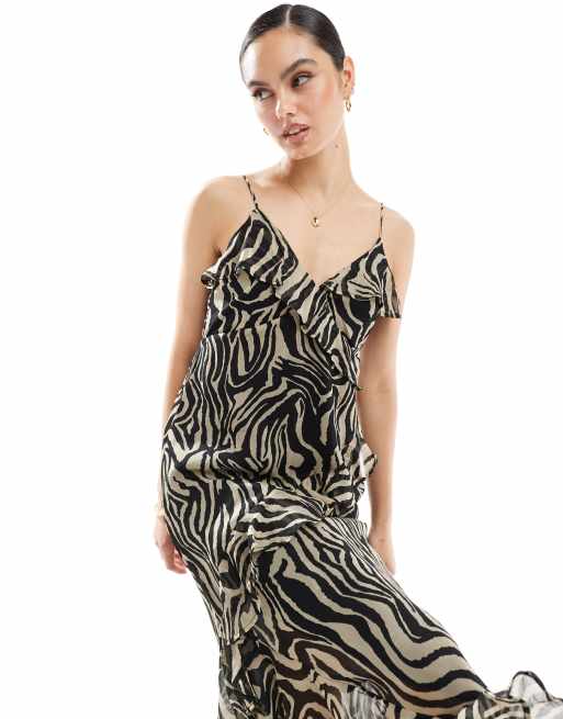 Zebra print jurk only deals