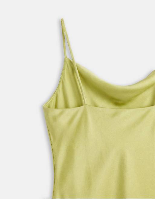 ONLY - Maxi jurk met gedrapeerde halslijn in lichtgroen, 8 van 8