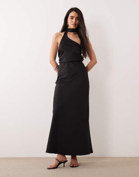 ONLY - Maxi-rok in zwart, deel van co-ord set - view 1