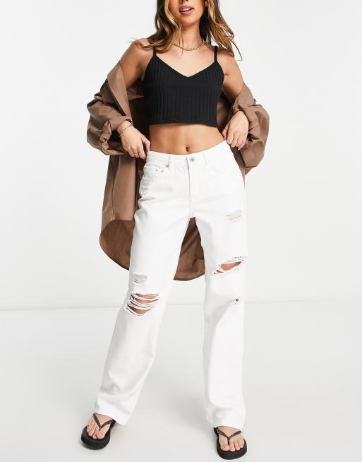 Asos distressed hot sale jeans