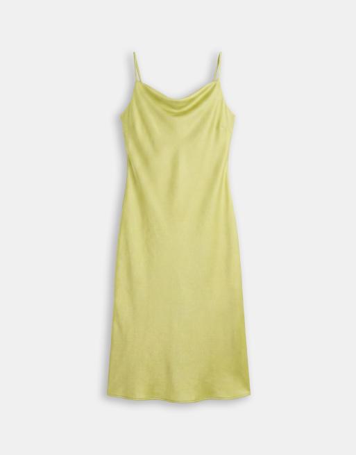 ONLY – Midikleid in Hellgrün mit Wasserfallausschnitt, 5 von 8