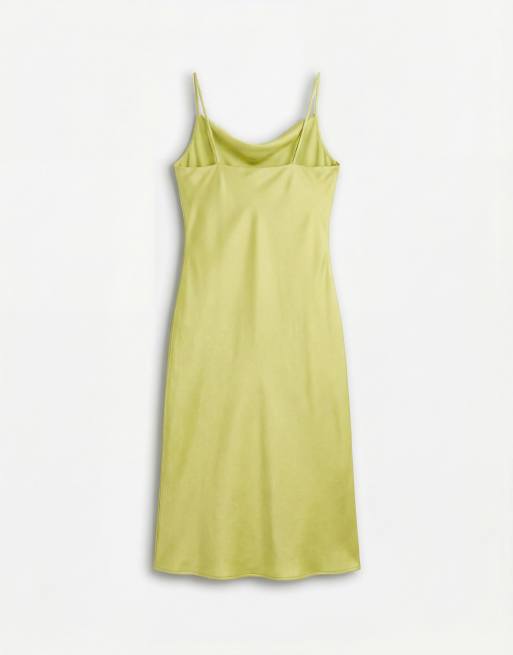 ONLY – Midikleid in Hellgrün mit Wasserfallausschnitt, 6 von 8