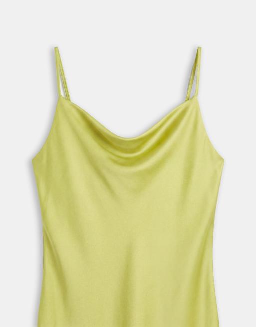 ONLY – Midikleid in Hellgrün mit Wasserfallausschnitt, 7 von 8
