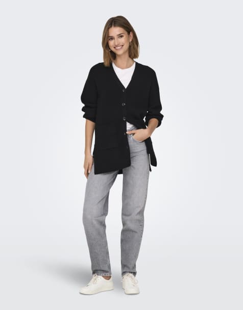 ONLY - Mom jeans in medium grijs denim - view 1